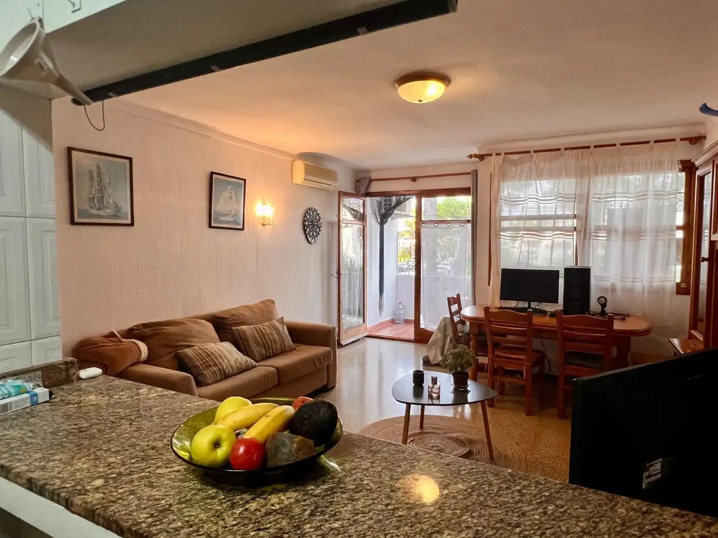 Sala de estar de Apartamento en venta en Alcúdia con Aire acondicionado, Jardín privado y Terraza