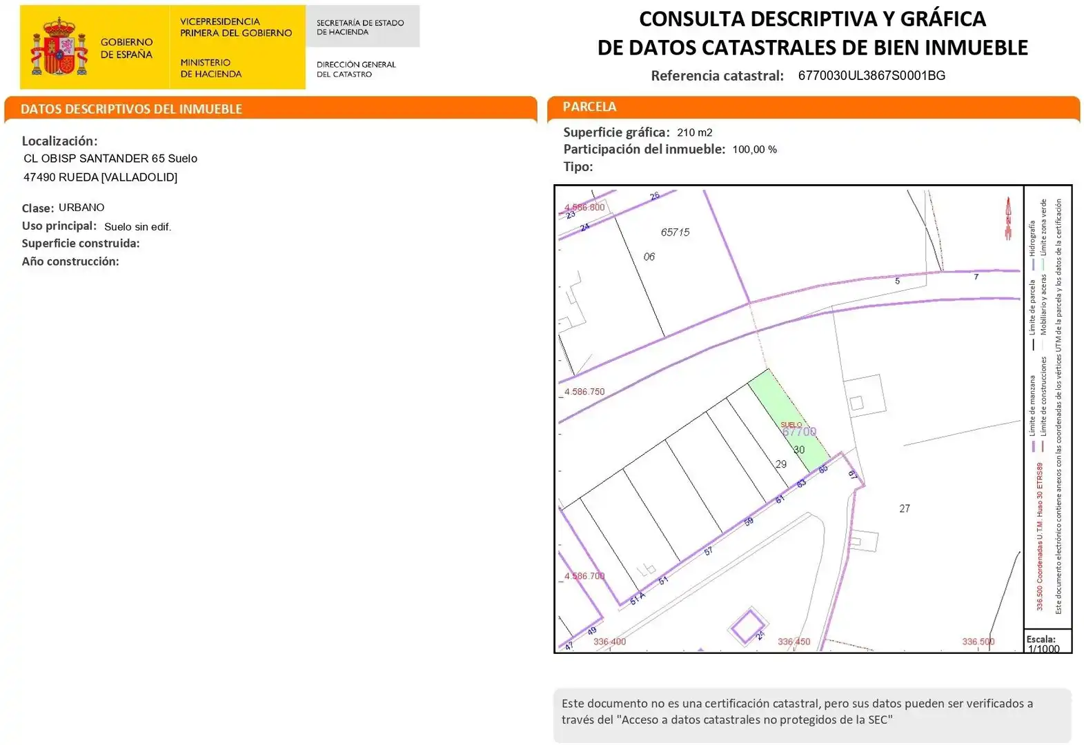 Terrain résidentiel à vendre à Calle del Obispo Santander, imagen 10