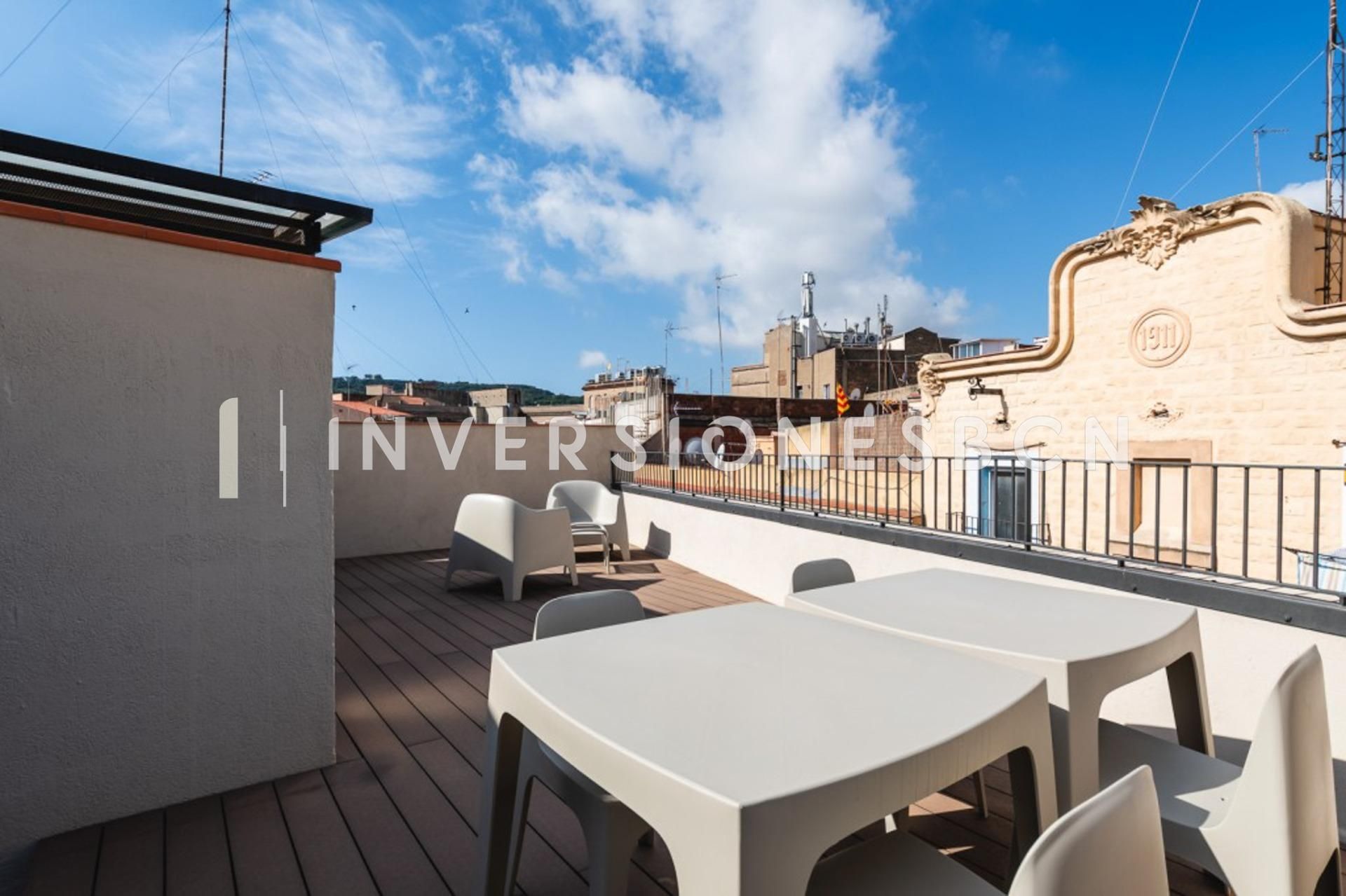 Terrassa de Àtic de lloguer en  Barcelona Capital amb Aire condicionat, Calefacció i Terrassa