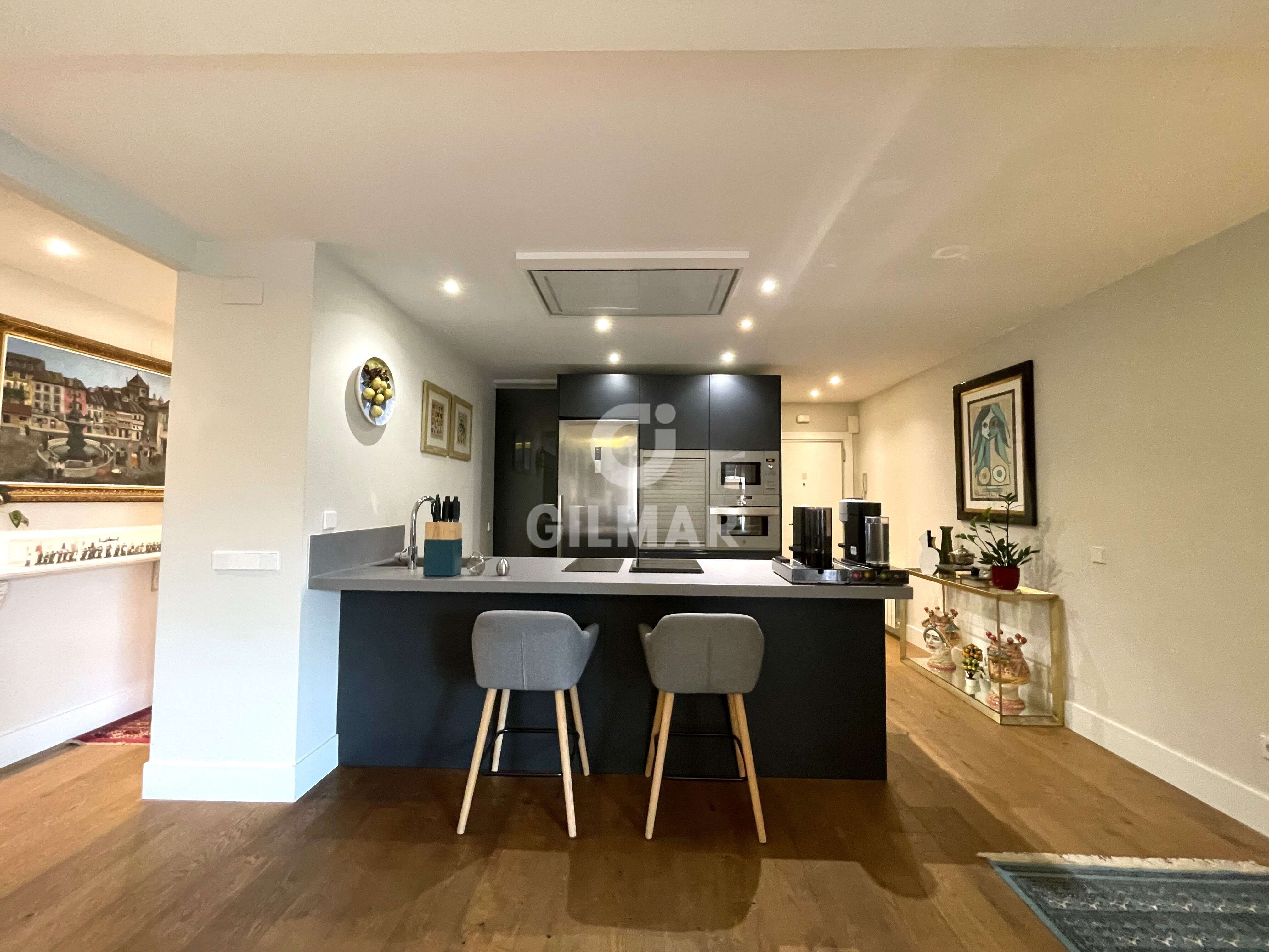 Kitchen of Flat for sale in  Madrid Capital  with Heating and Private garden