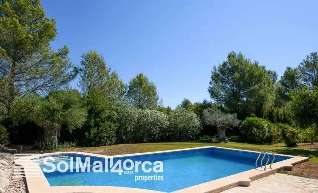 Swimming pool of Country homes for sale in Pollença  with Air Conditioner, Heating and Private garden