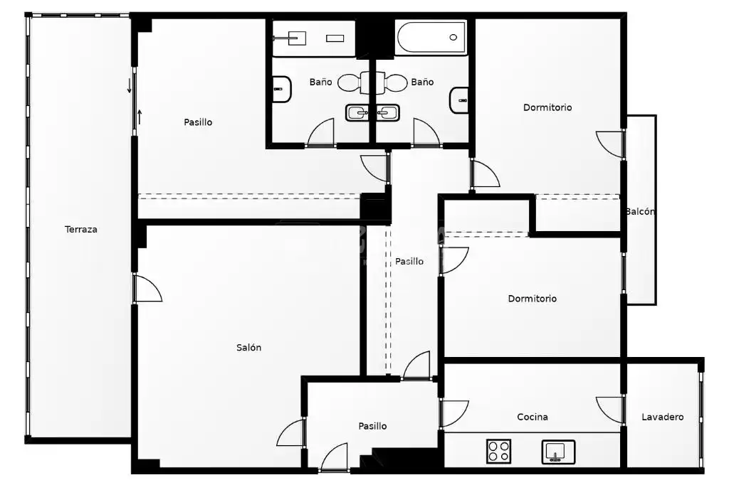 Piso en venta en Tres Cantos con Aire acondicionado, Terraza y Amueblado