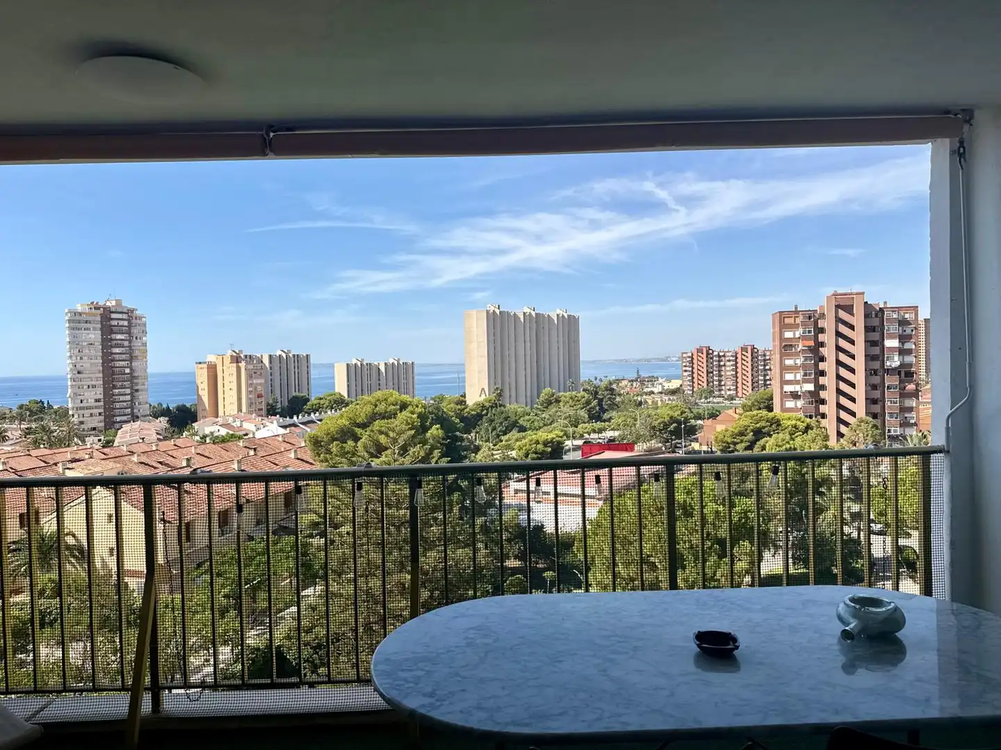Balcony of Flat for rent in Alicante / Alacant  with Furnished