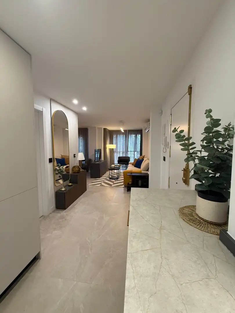 Sala de estar de Piso de alquiler en Linares con Aire acondicionado, Calefacción y Amueblado