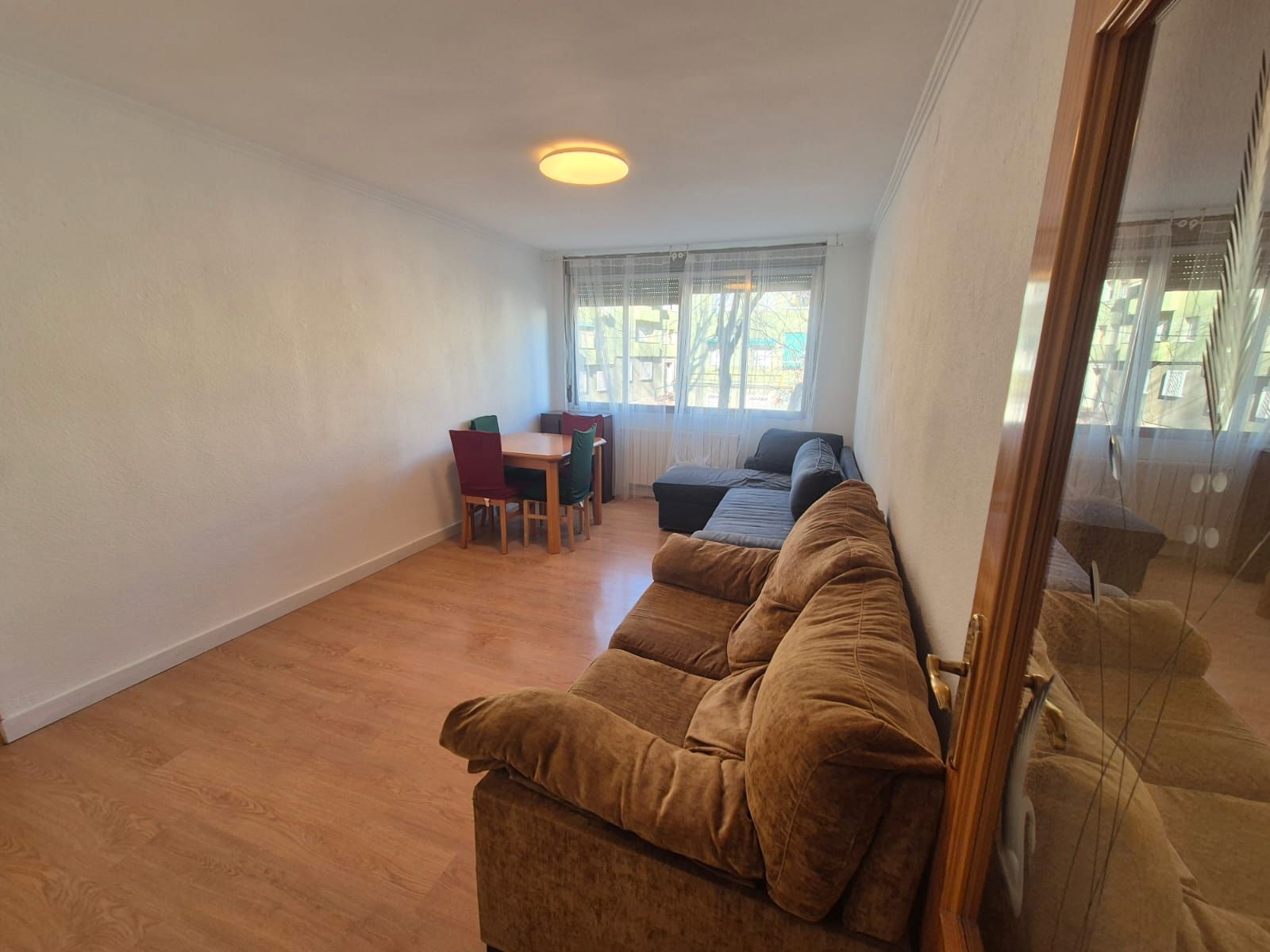 Living room of Flat for sale in  Madrid Capital  with Heating