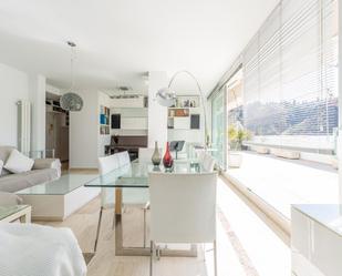 Dining room of Attic for sale in  Granada Capital  with Heating, Parquet flooring and Terrace