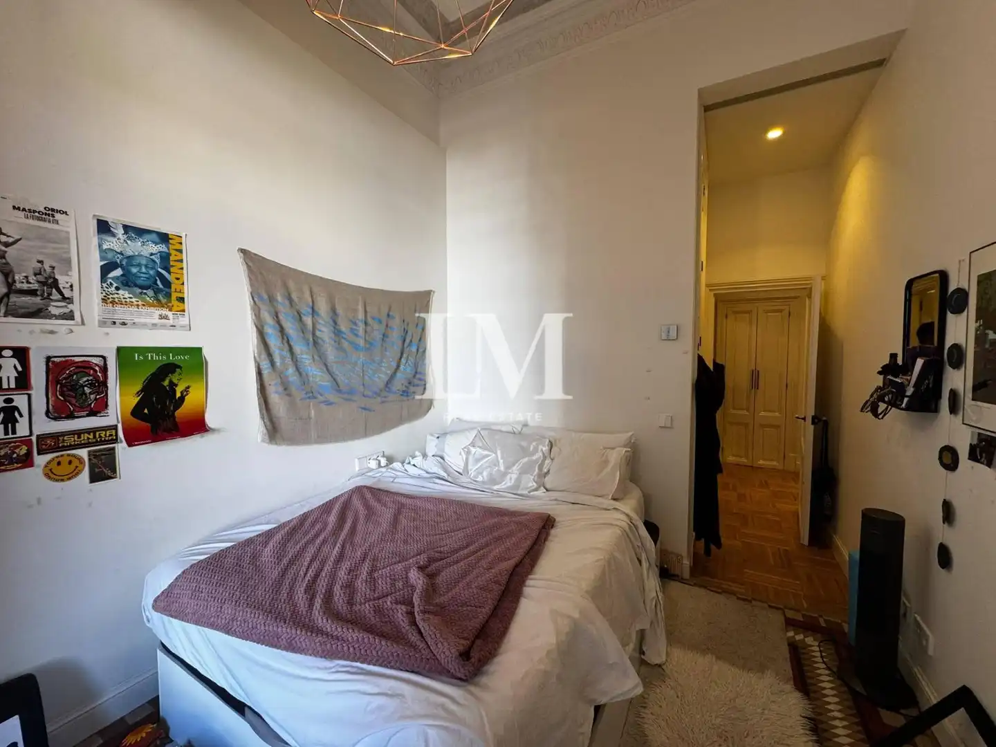 Dormitori de Apartament de lloguer en Eixample