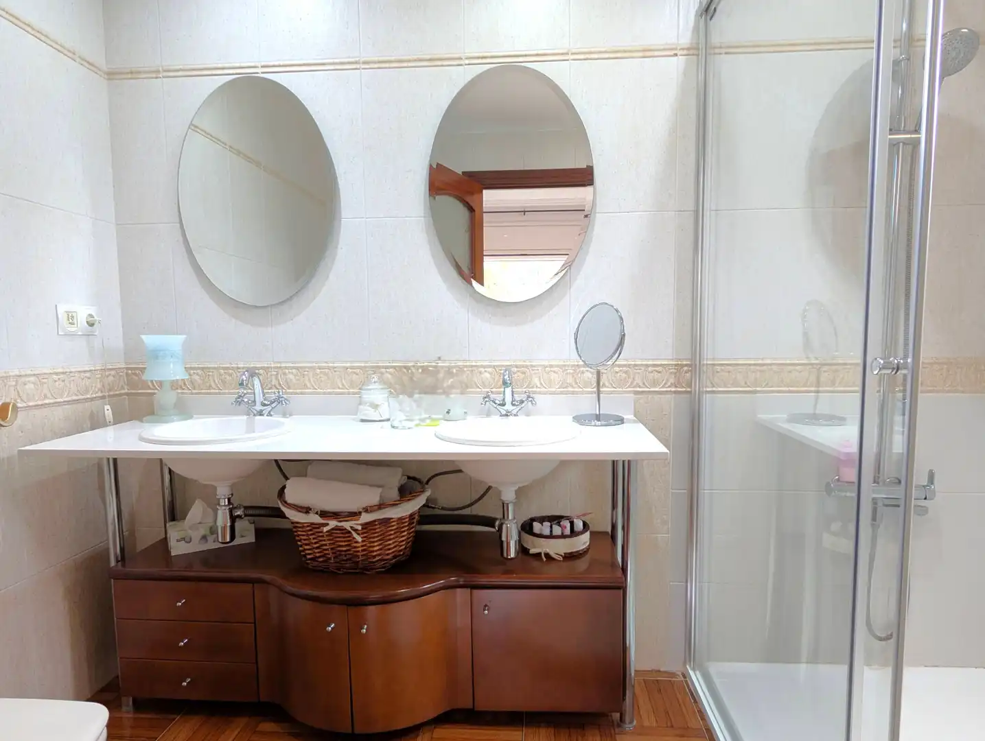 Badezimmer von Haus oder Chalet zum Verkauf in Calonge i Sant Antoni mit Heizung, Privatgarten und Terrasse