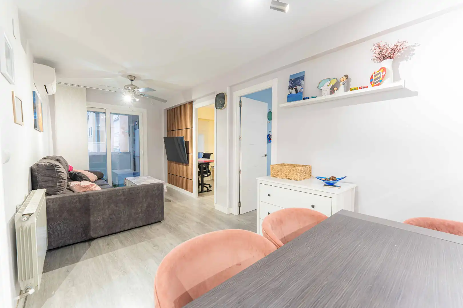 Sala d'estar de Pis en venda en Madrid amb Aire condicionat, Calefacció i Terrassa