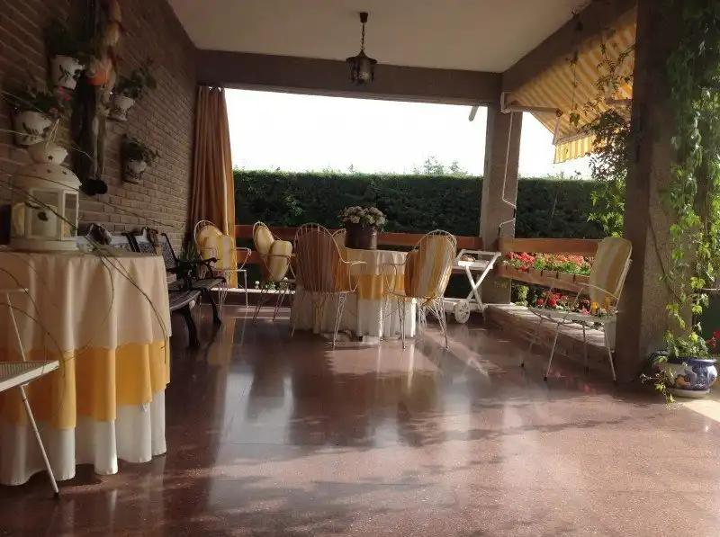 Terraza de Casa o chalet en venta en Santo Domingo de la Calzada con Calefacción, Jardín privado y Piscina