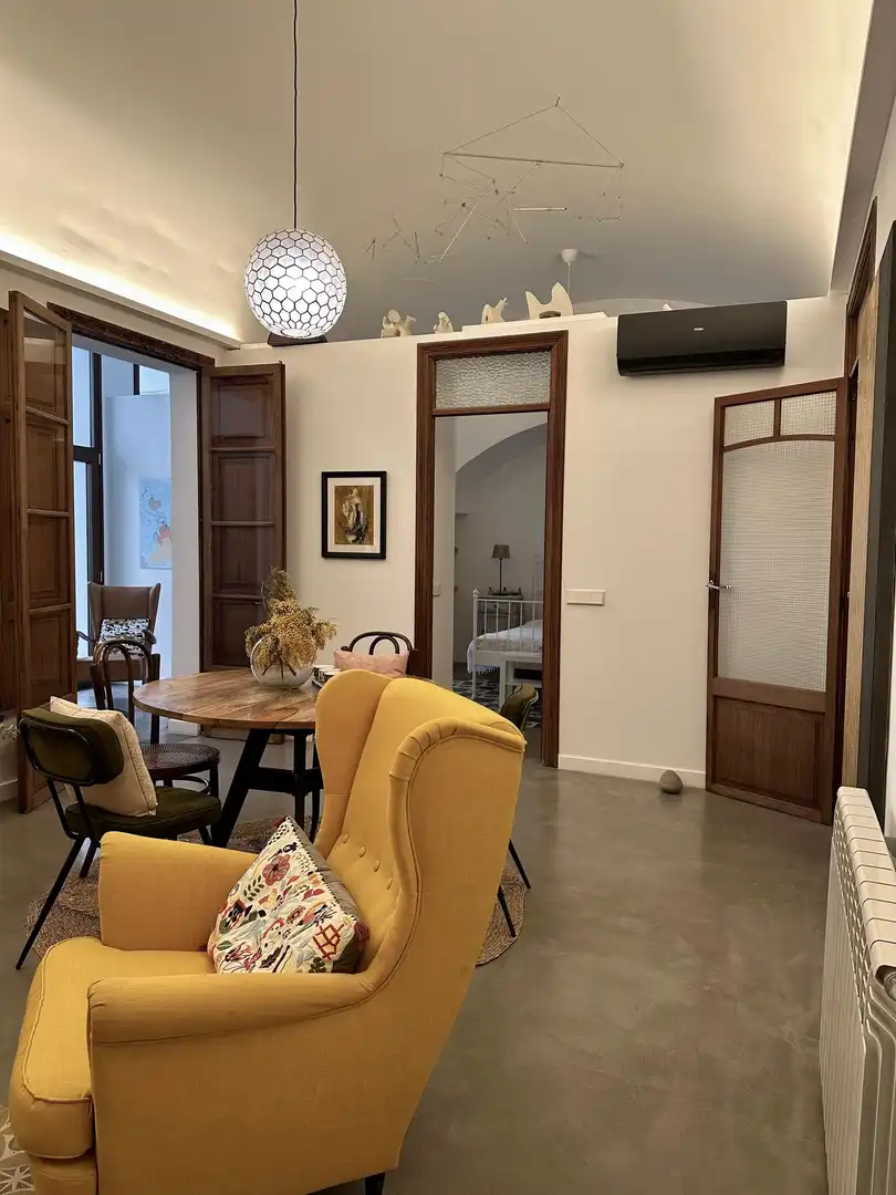 Menjador de Apartament de lloguer en  Palma de Mallorca amb Terrassa