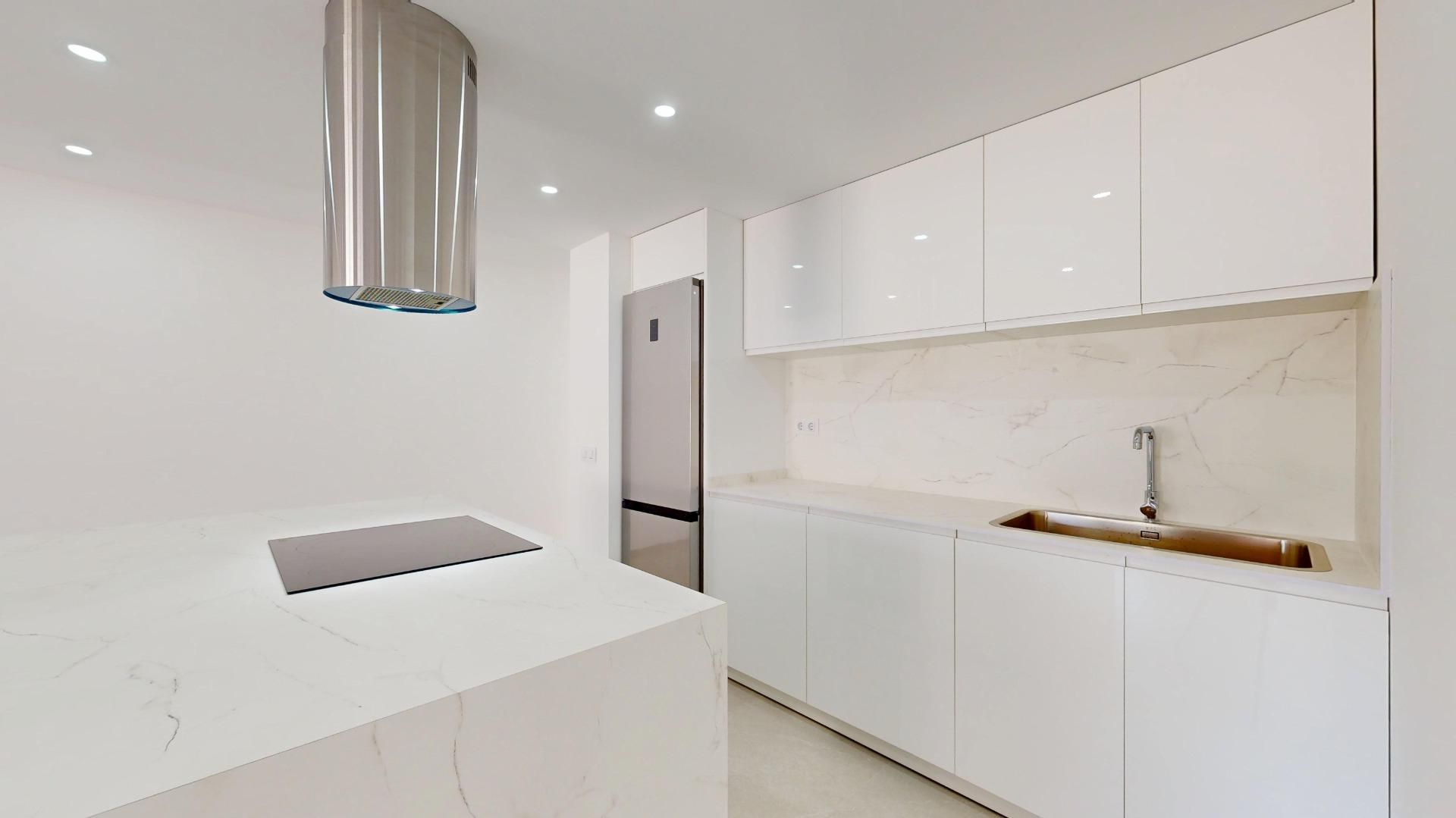 Kitchen of Flat for sale in Gandia  with Terrace, Balcony and Alarm