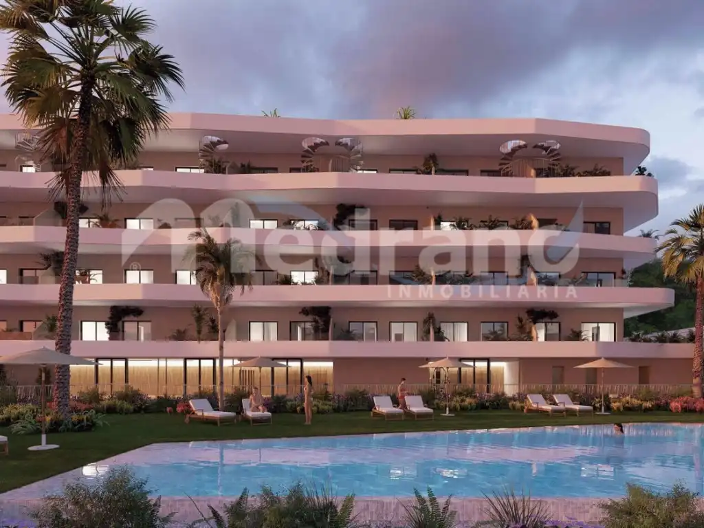 Vista exterior de Piso en venta en La Nucia con Aire acondicionado, Jardín privado y Terraza
