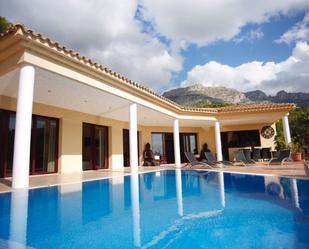 Swimming pool of House or chalet to rent in Callosa d'En Sarrià  with Air Conditioner, Terrace and Swimming Pool