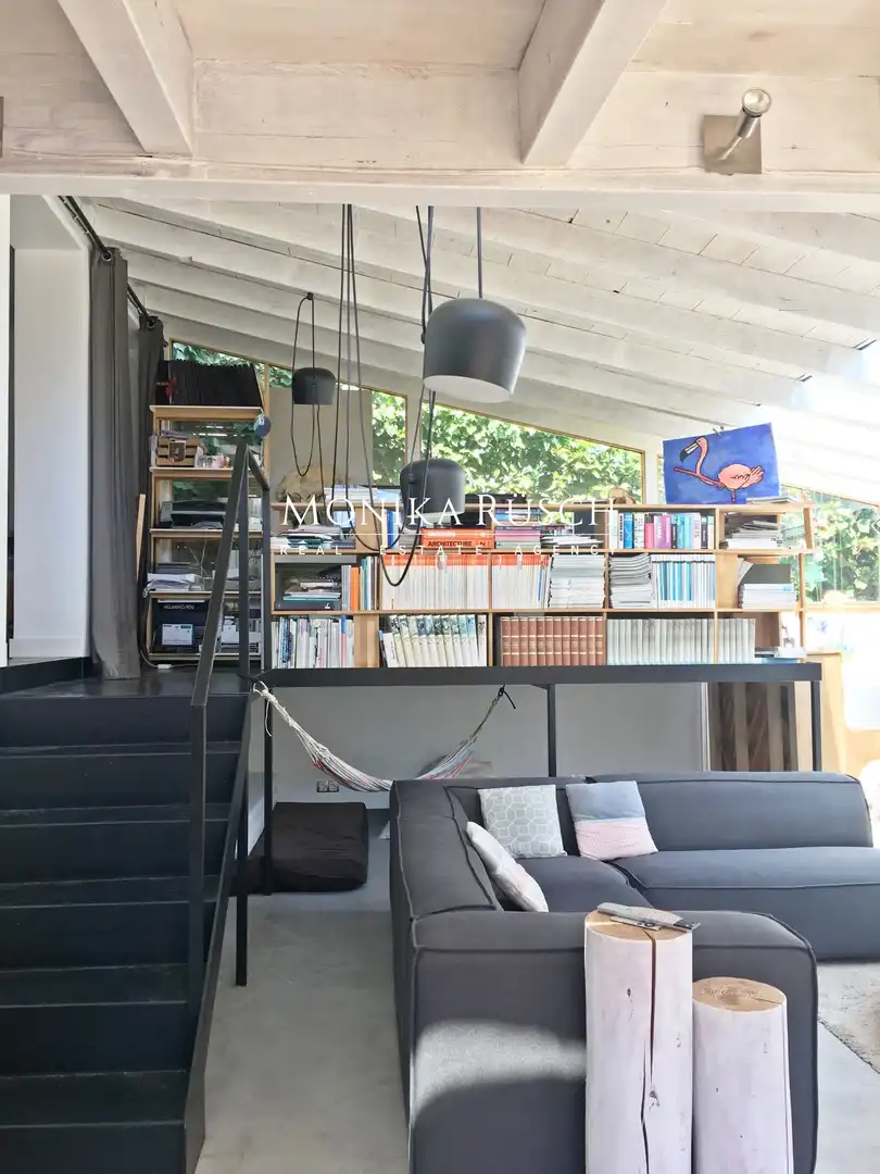 Living room of Flat for rent in Castelldefels  with Air Conditioner, Heating and Private garden