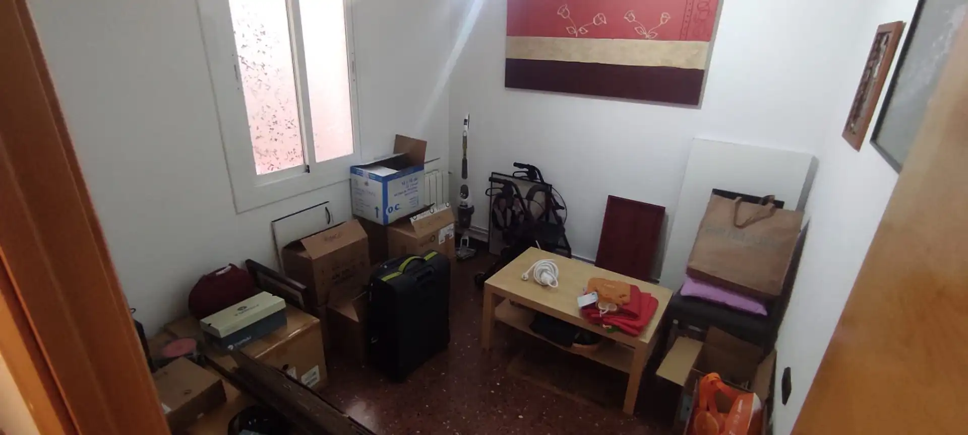 Living room of Flat for sale in Santa Coloma de Gramenet  with Air Conditioner, Heating and Terrace