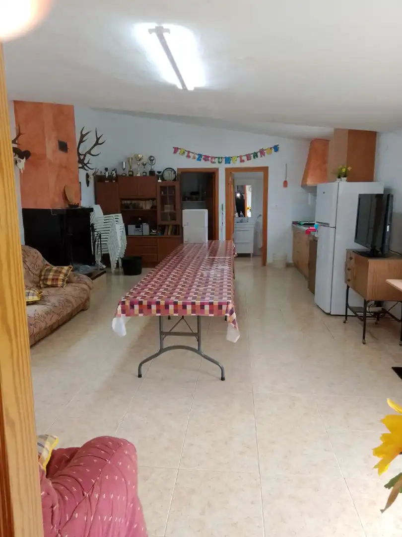 Cuina de Casa o xalet en venda en Tibi amb Jardí privat, Terrassa i Moblat
