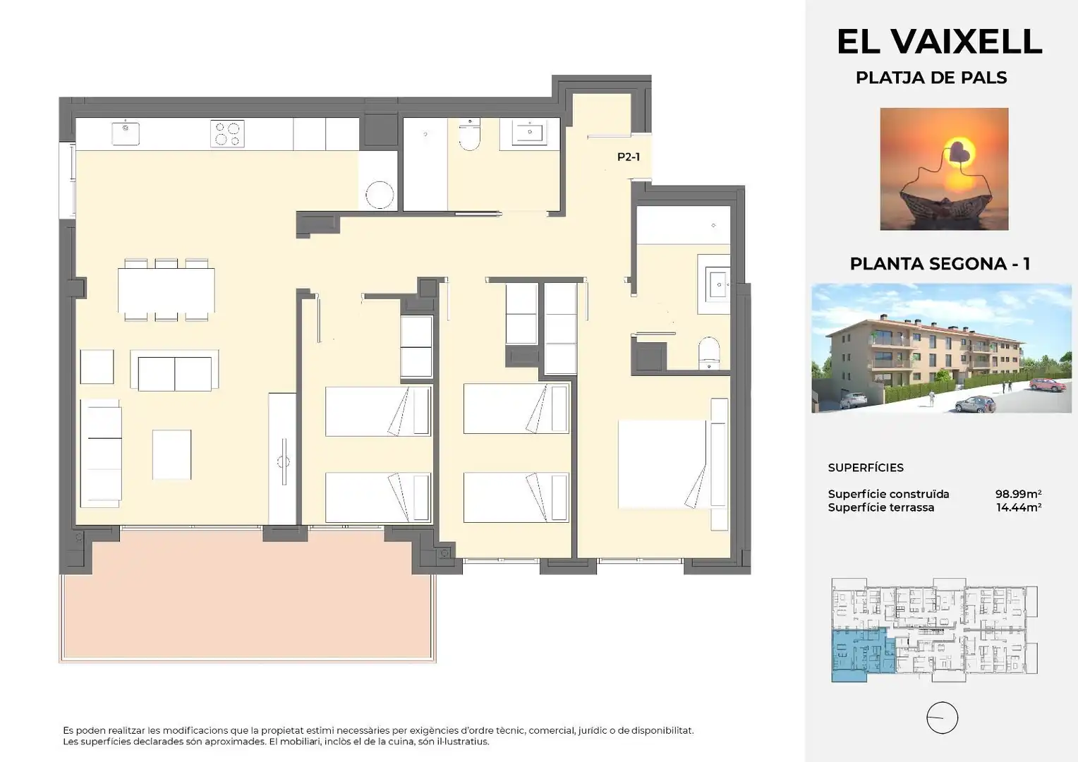 Wohnung zum Verkauf in Pals mit Klimaanlage, Terrasse und Schwimmbad