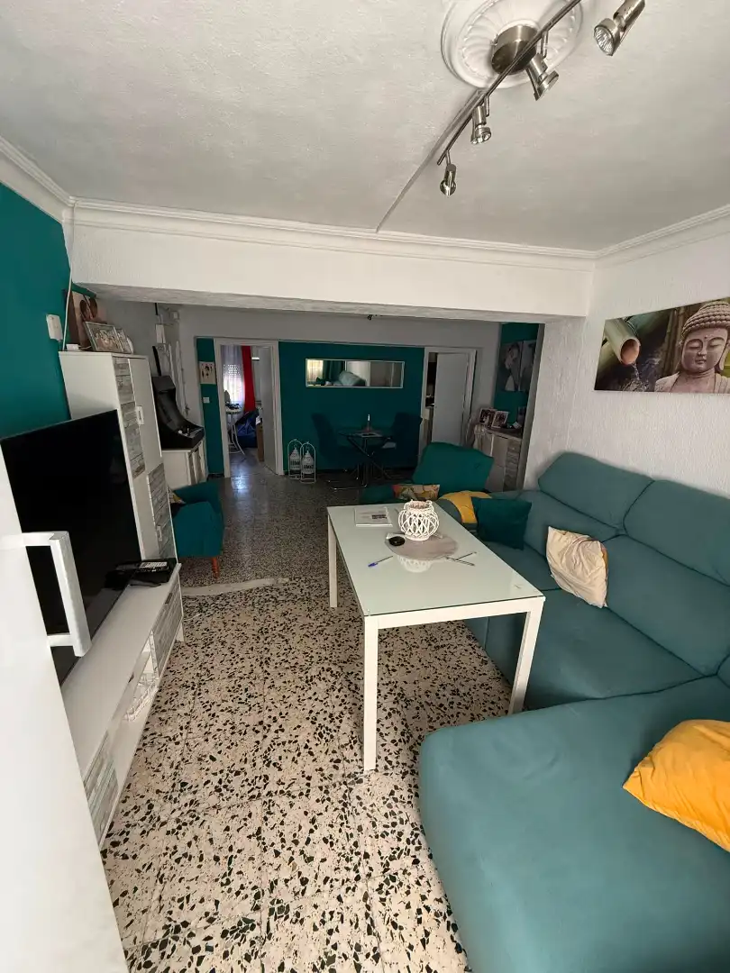 Living room of Flat for sale in Huelva  with Furnished, Oven and Washing machine