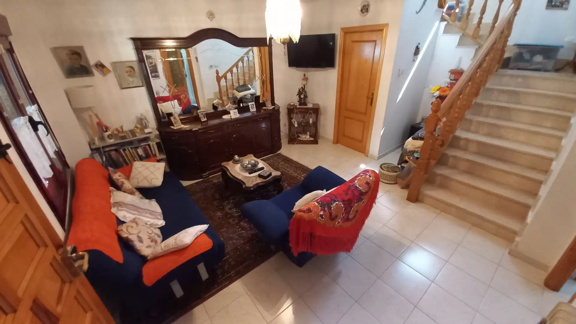 Sala d'estar de Casa o xalet en venda en Argujillo amb Calefacció, Jardí privat i Terrassa