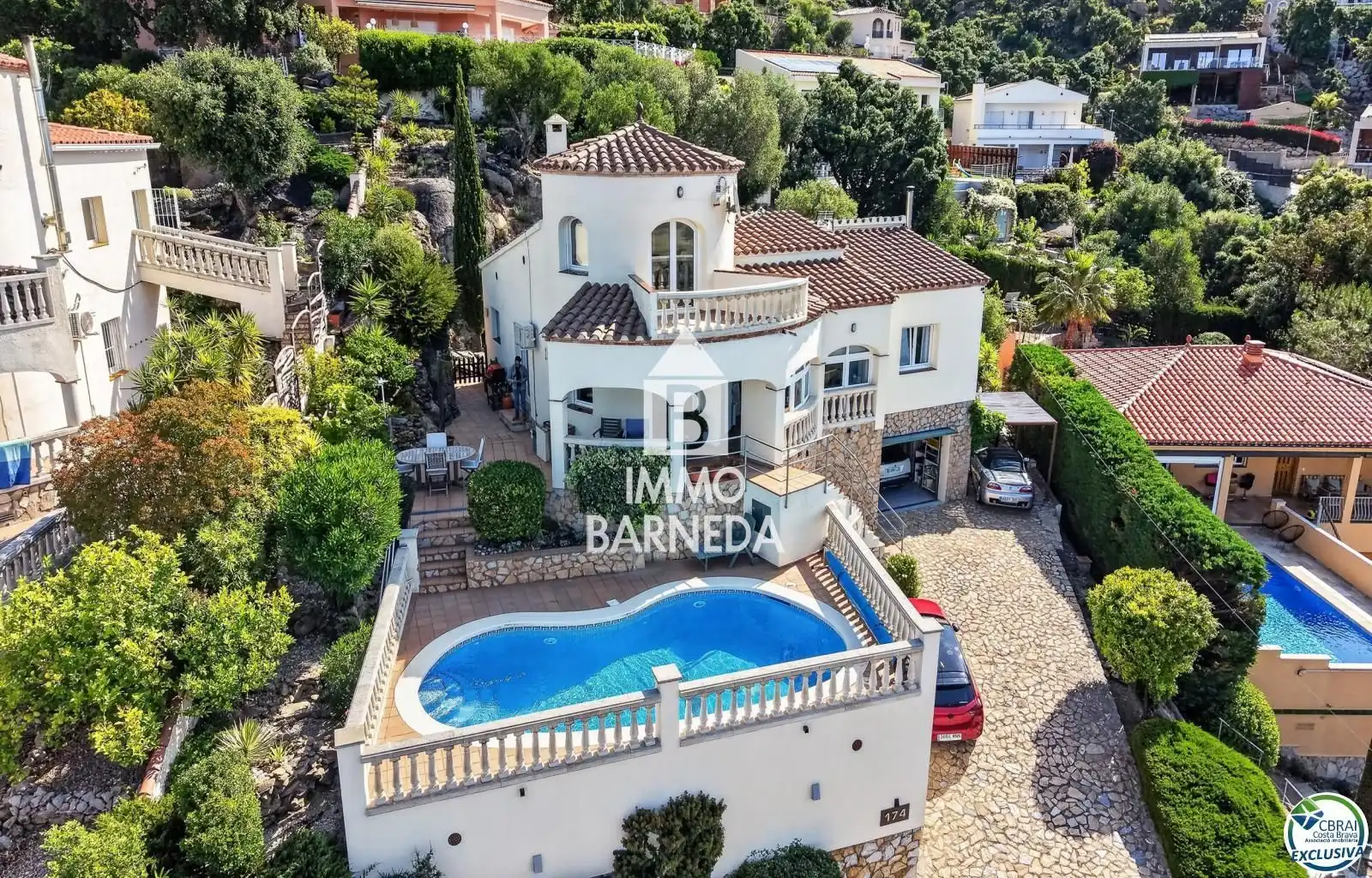 Vista exterior de Casa o chalet en venta en Palau-saverdera con Aire acondicionado, Calefacción y Piscina