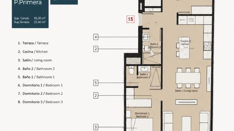 APARTAMENTO en PRIMERA PLANTAampnbsp en BENIJOacuteFARVIVIENDA Ref GV009NDDESCRIPCIONEl residencial estaacute compuesto por aparta, image 2