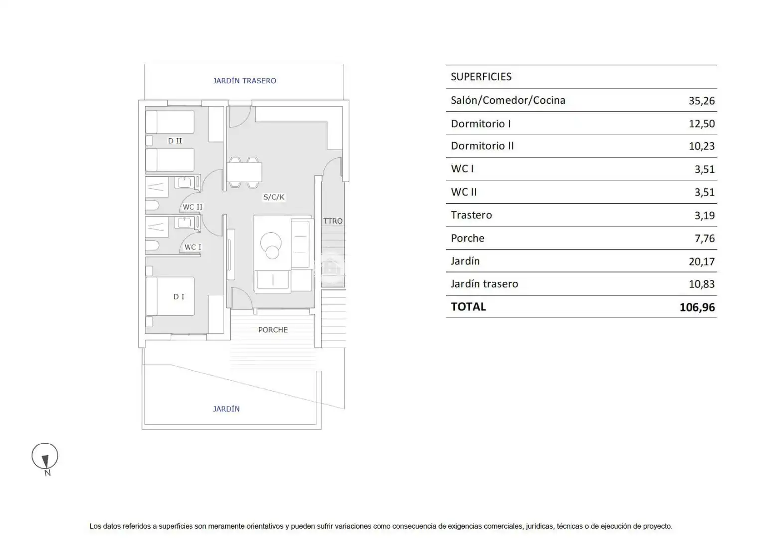 Apartamento en venta en San Miguel de Salinas con Calefacción, Jardín privado y Terraza