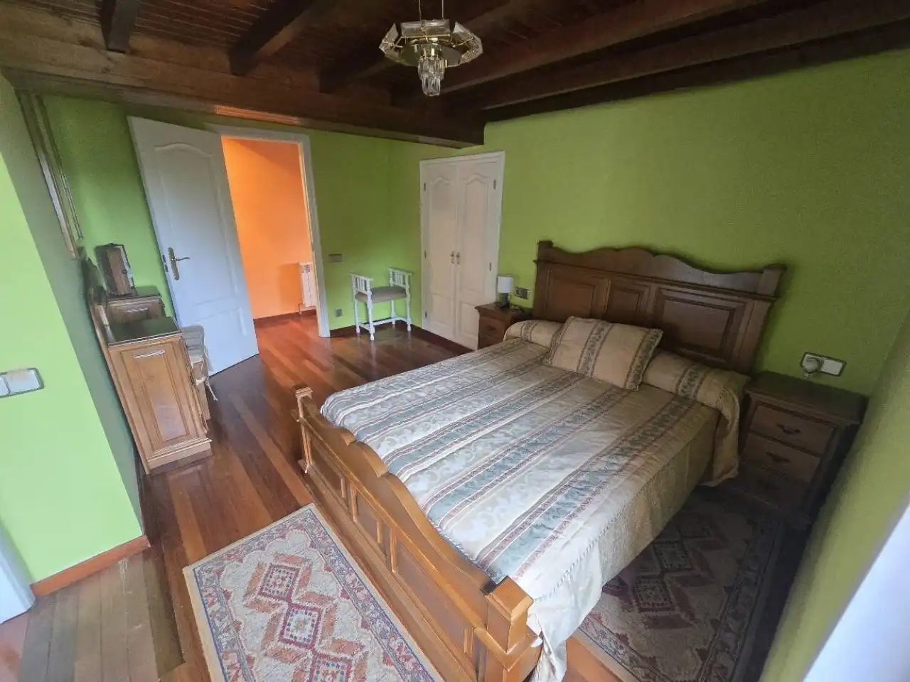 Schlafzimmer von Haus oder Chalet zum Verkauf in O Saviñao  mit Heizung, Privatgarten und Terrasse