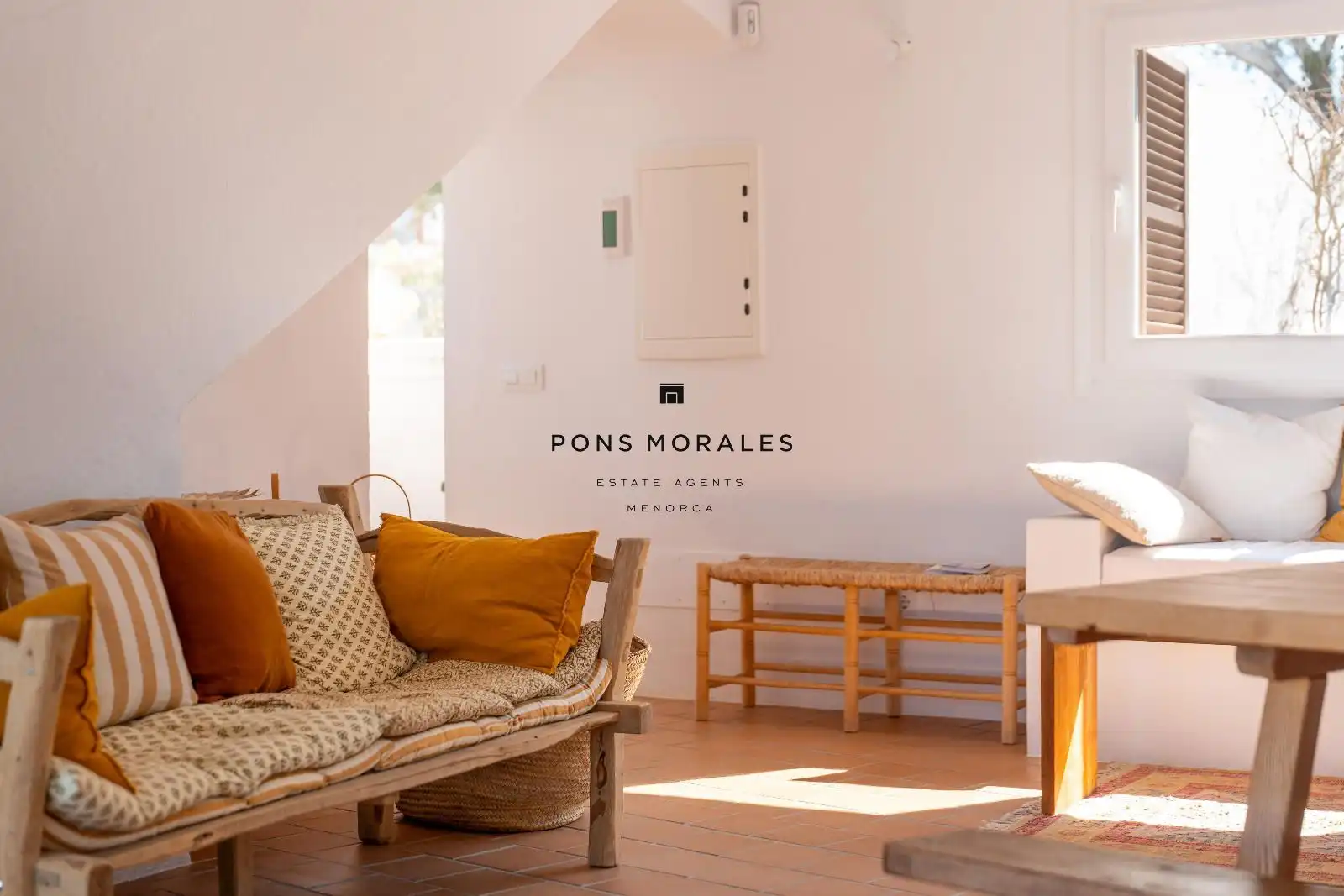 Sala de estar de Casa o chalet en venta en Ciutadella de Menorca con Aire acondicionado, Calefacción y Jardín privado