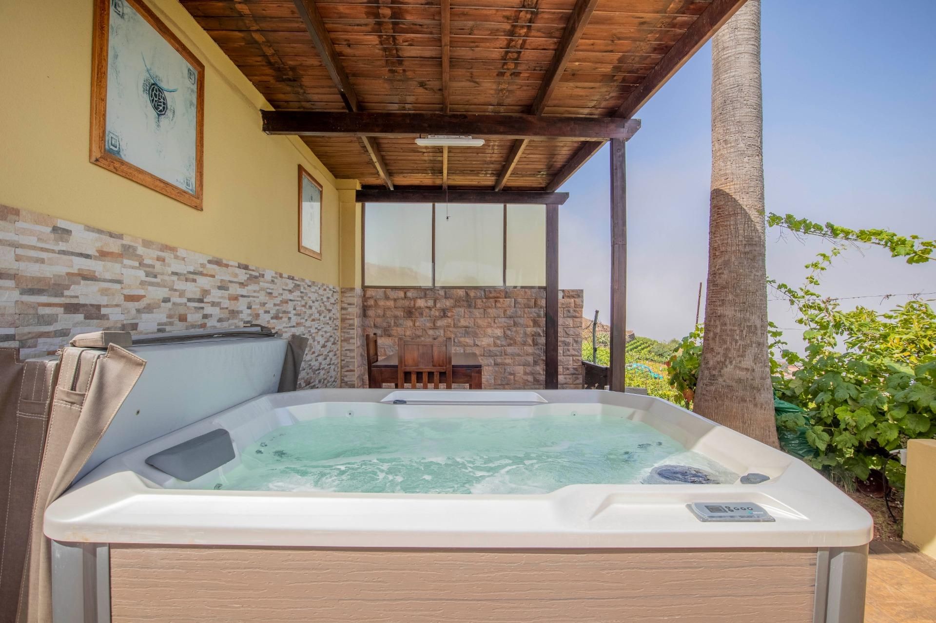 Jardí de Finca rústica en venda en El Sauzal amb Terrassa, Traster i Jacuzzi