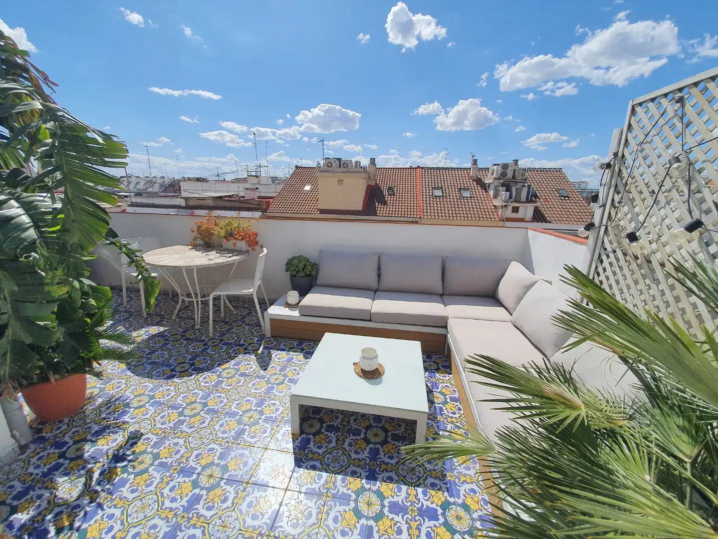 Terrassa de Àtic de lloguer en Valencia amb Aire condicionat, Terrassa i Moblat