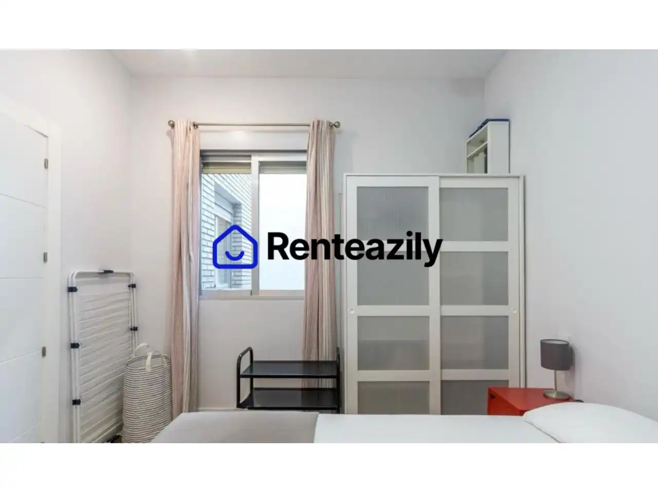 Schlafzimmer von Wohnungen zur Miete in Madrid mit Klimaanlage, Heizung und Möbliert