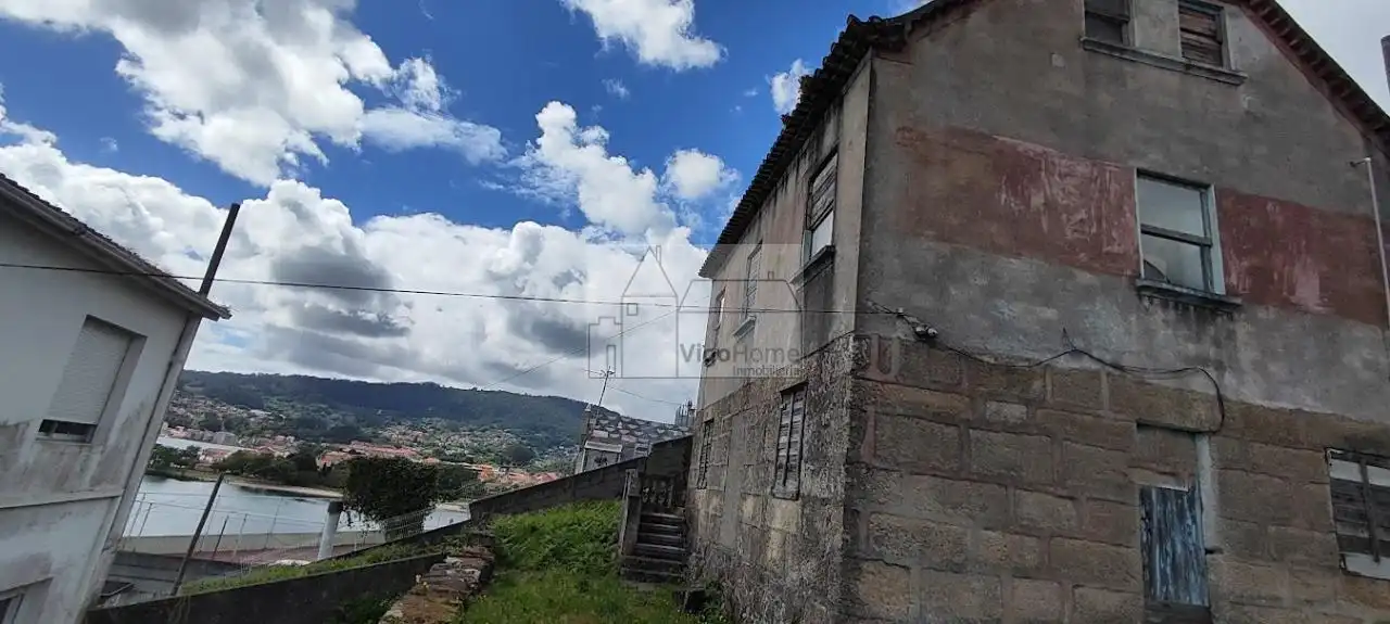 Exterior view of Houses for sale in Moaña  with Private garden