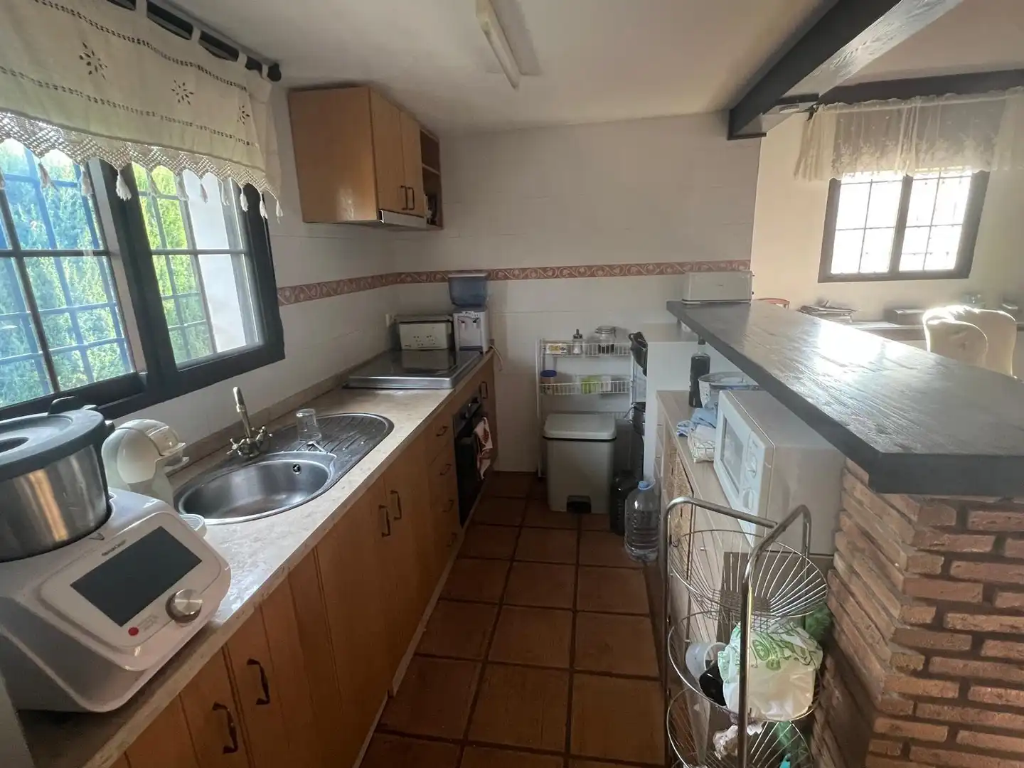 Cuina de Finca rústica en venda en Almodóvar del Río amb Aire condicionat, Piscina i Alarma