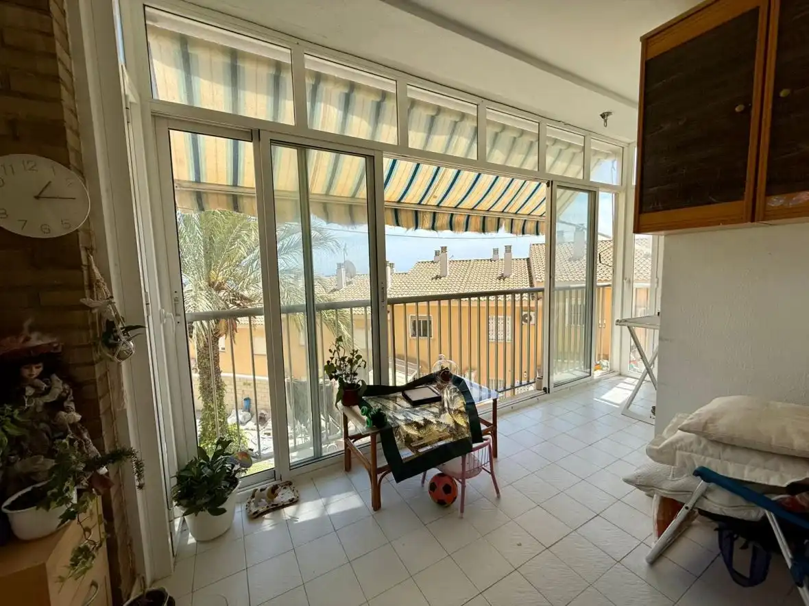 Terraza de Apartamento en venta en Elche / Elx con Calefacción, Terraza y Piscina