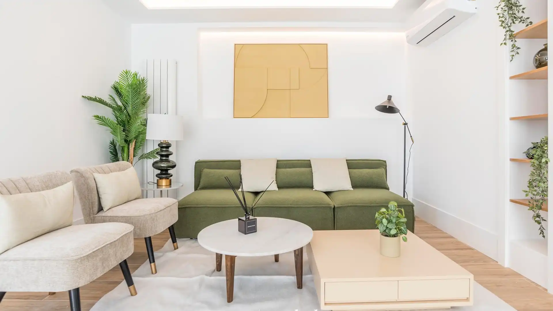 Sala de estar de Apartamento en venta en  Madrid Capital con Aire acondicionado y Calefacción