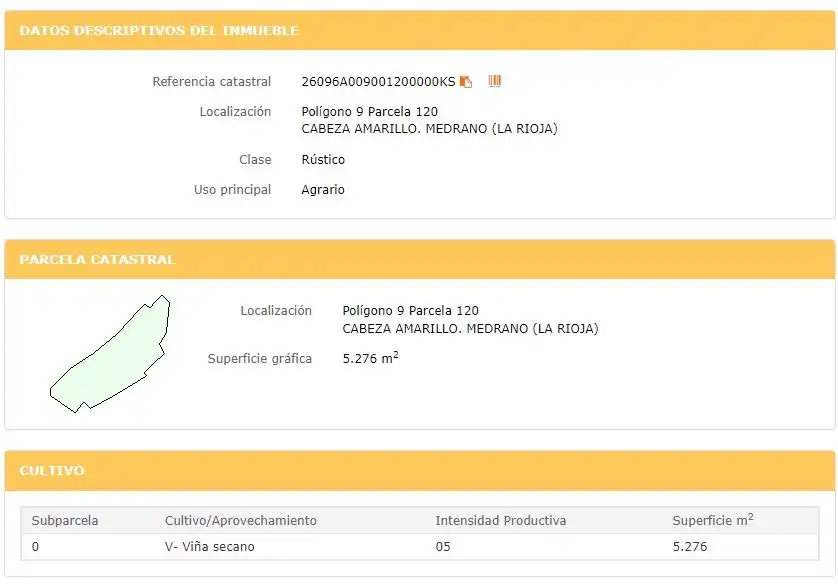 Terreny rústic en venda a Medrano, imagen 2