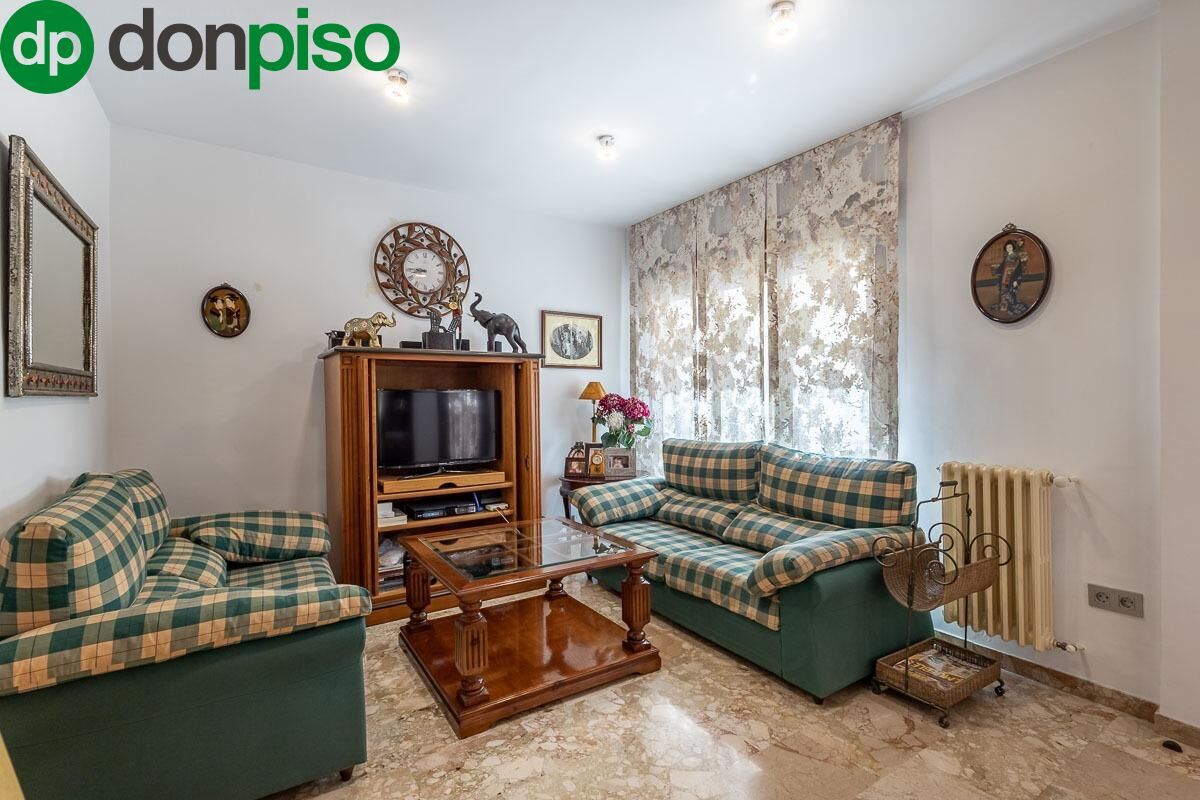 Sala d'estar de Pis en venda en  Granada Capital amb Calefacció, Parquet i Terrassa