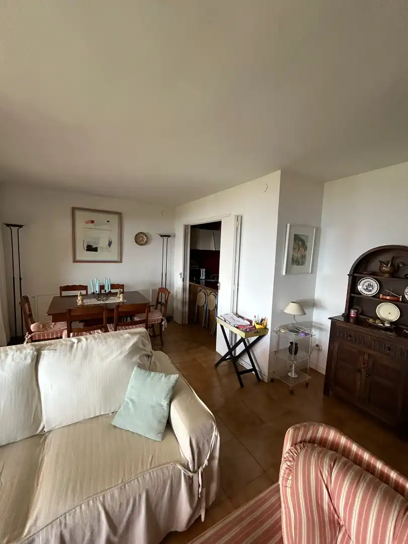 Wohnzimmer von Wohnung zur Miete in Sant Vicenç de Montalt mit Heizung, Möbliert und Ofen