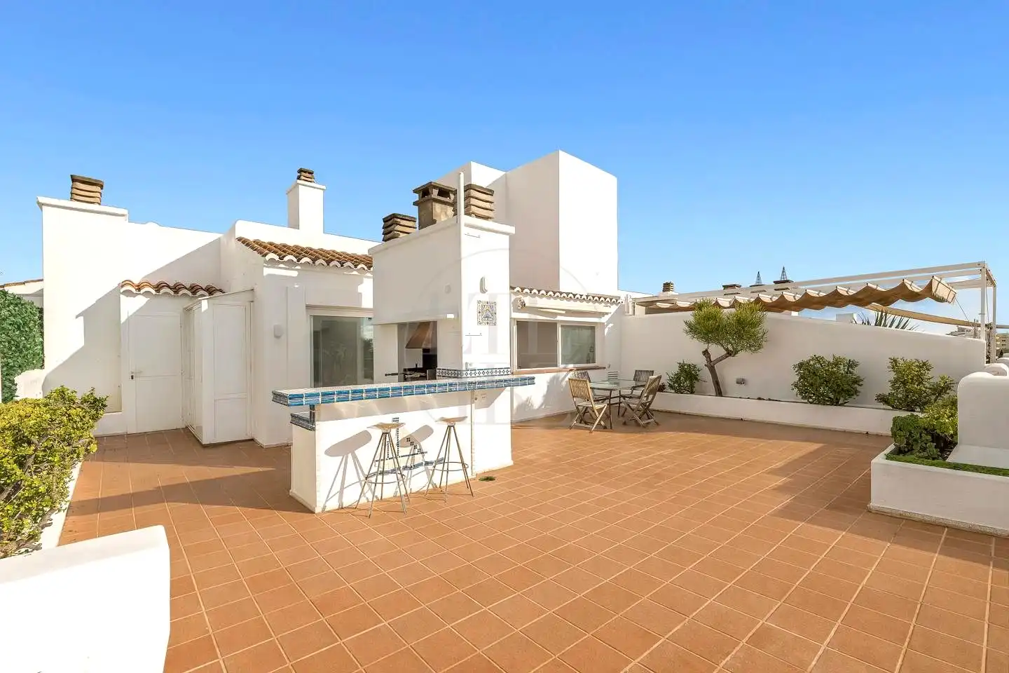 Terrasse von Dachboden zur Miete in Eivissa mit Terrasse, Möbliert und Internet