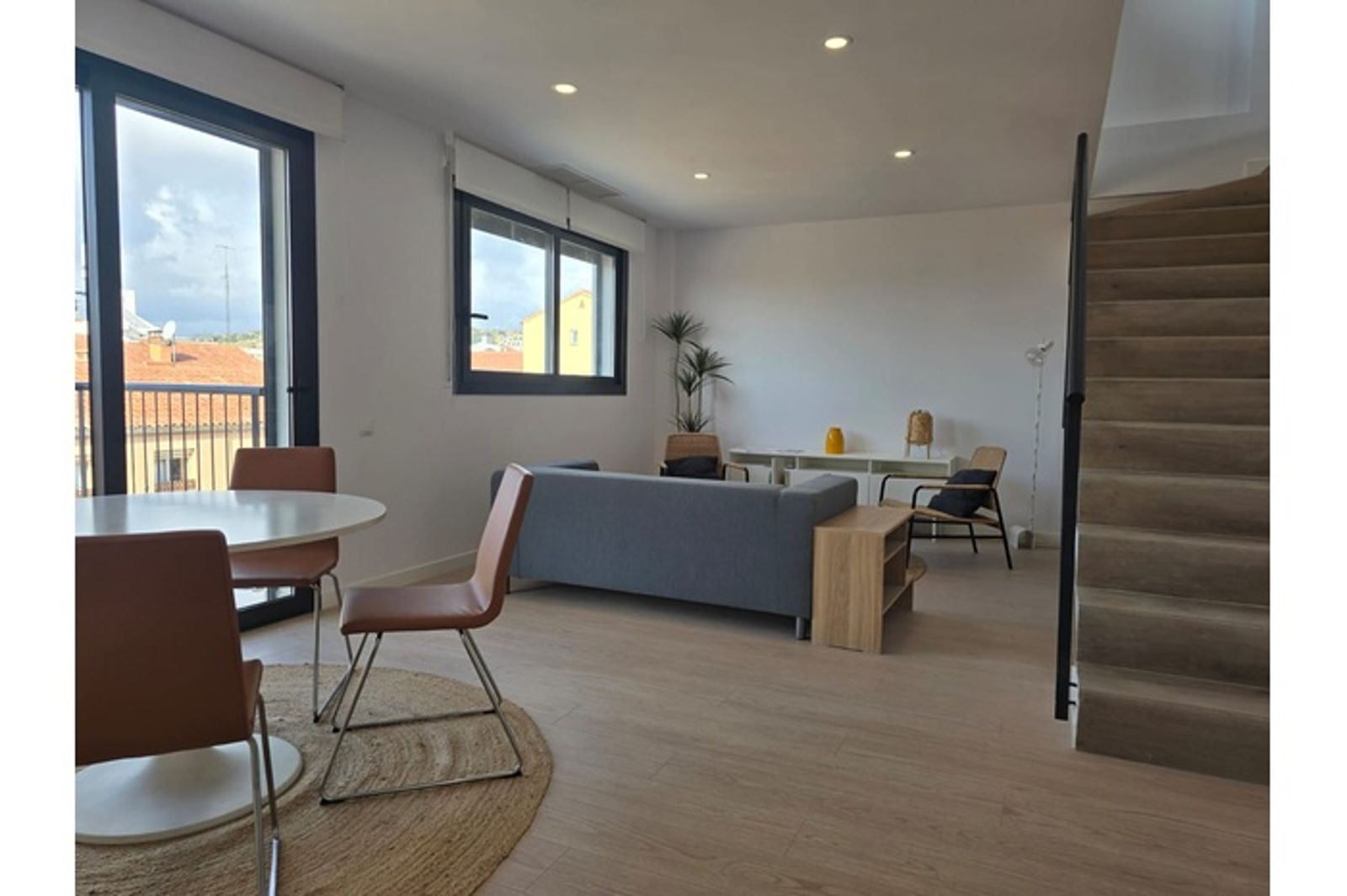 Living room of Attic for sale in Badalona  with Air Conditioner, Heating and Terrace