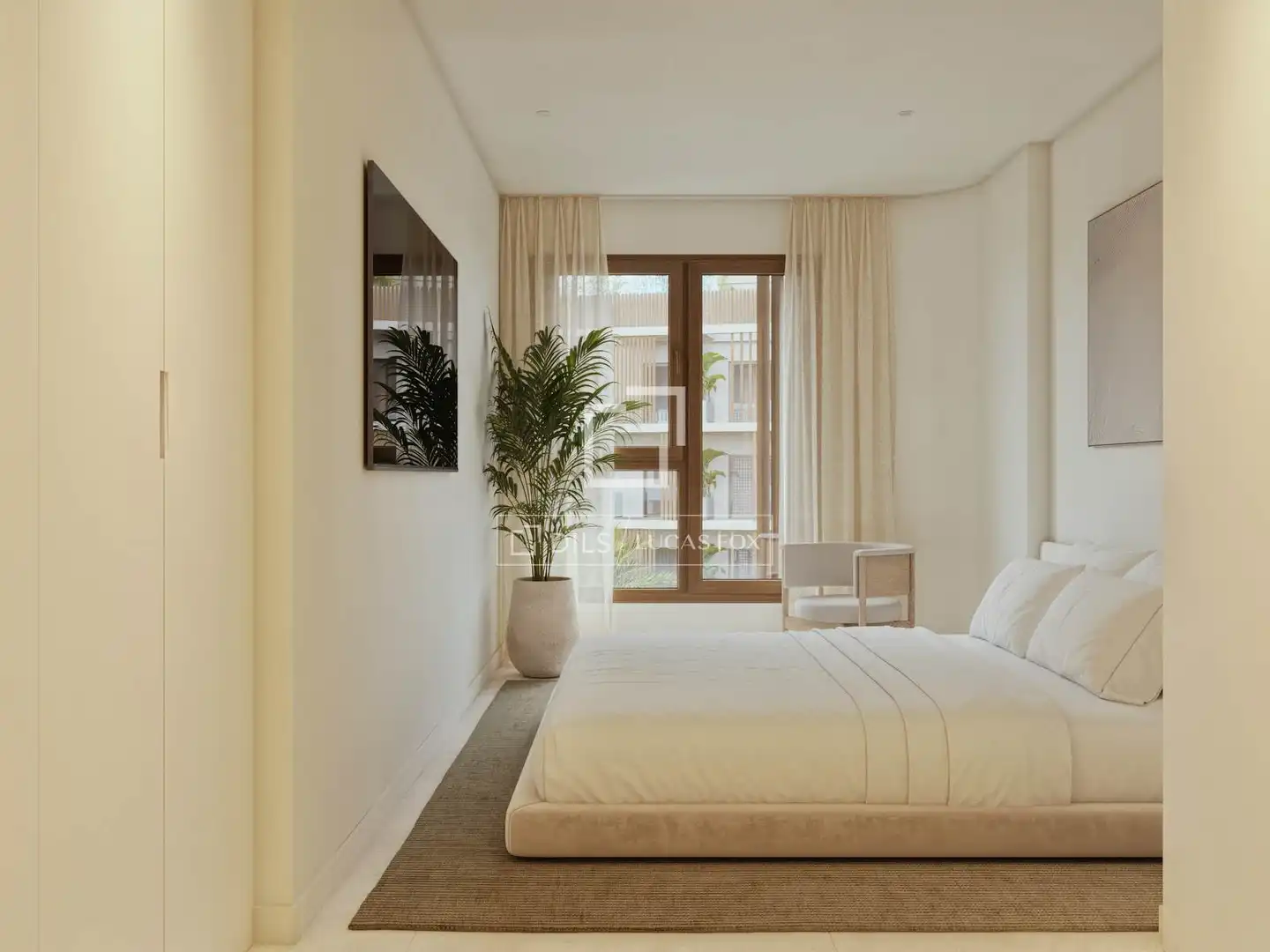 Bedroom of Flat for sale in Benicasim / Benicàssim  with Air Conditioner, Private garden and Terrace