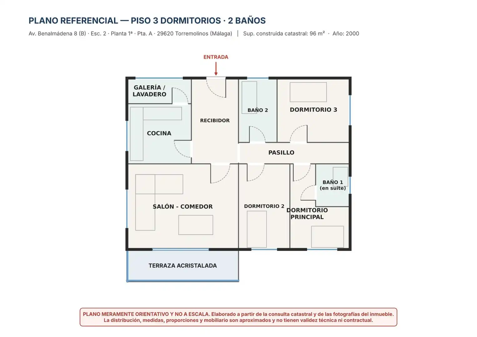 Piso en venta en El Pinillo 