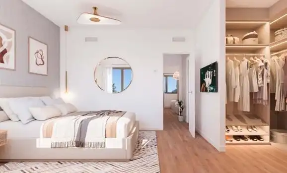 Bedroom of Detached homes for sale in Málaga  with Air Conditioner, Heating and Private garden
