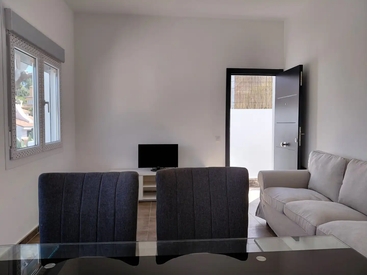 Sala de estar de Casa adosada de alquiler en Santa Brígida con Jardín privado, Amueblado y Horno
