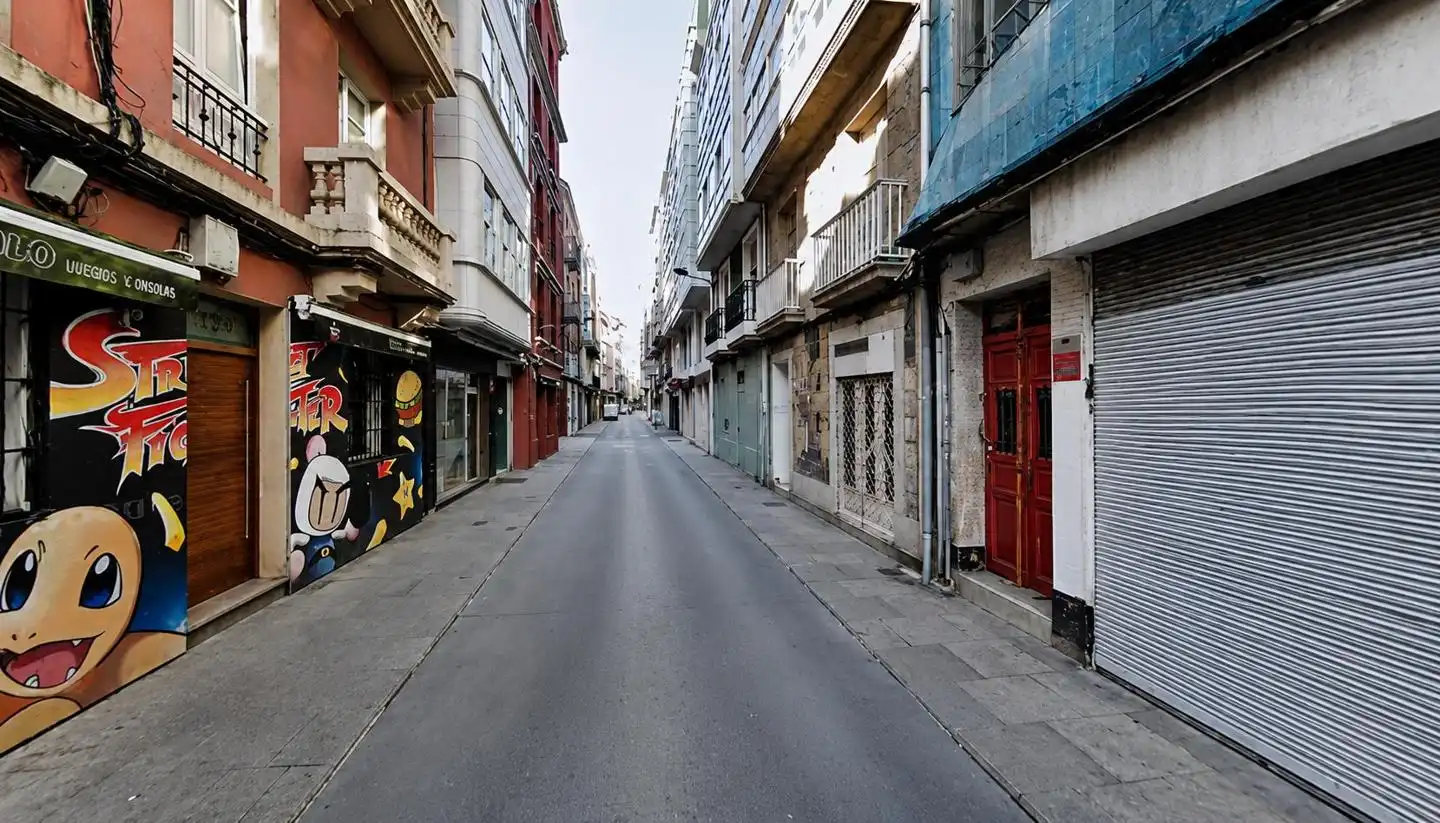 Vista exterior de Edificio en venta en A Coruña Capital 