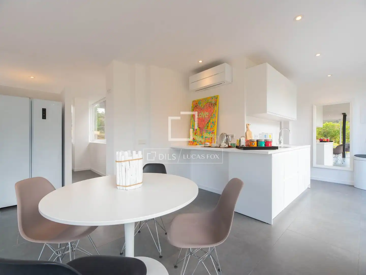 Kitchen of Houses for sale in Santa Eulària des Riu  with Air Conditioner, Heating and Terrace