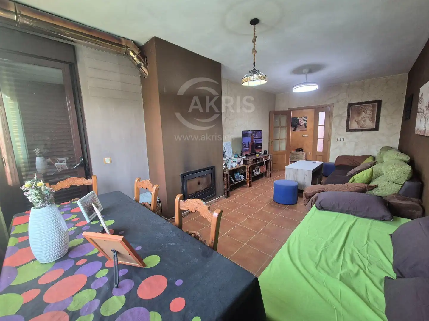 Sala de estar de Casa adosada en venta en Mocejón con Aire acondicionado, Calefacción y Terraza