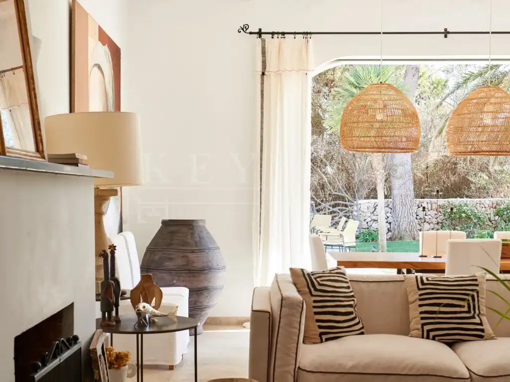 Living room of Houses for sale in Es Castell  with Air Conditioner, Heating and Private garden