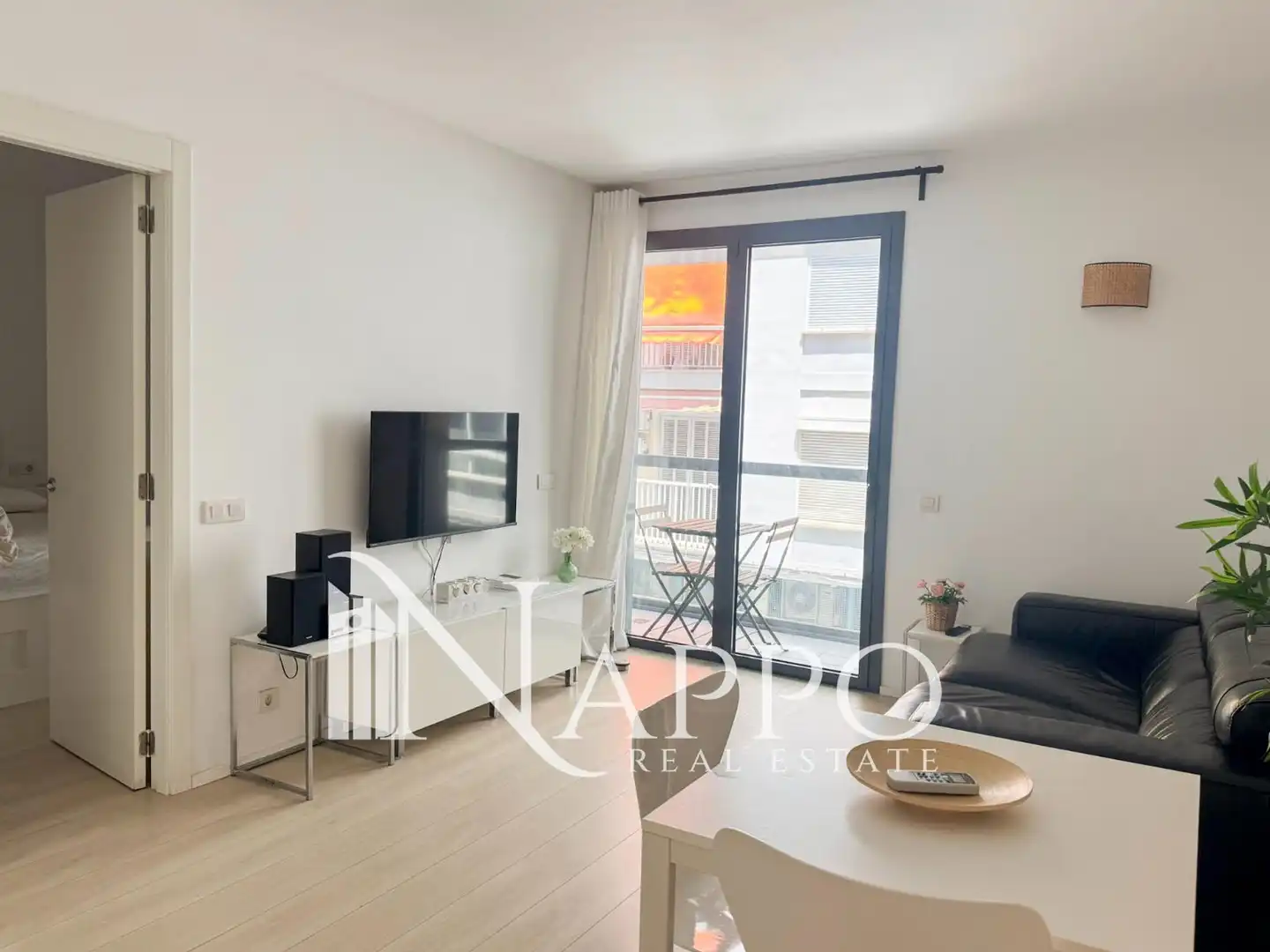 Terrasse von Wohnung zur Miete in  Palma de Mallorca mit Klimaanlage, Terrasse und Möbliert